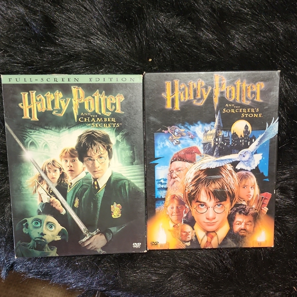 Harry Potter DVD Set. Sorcerer's  Stone & Chamber of Secrets. PG DVD MOVIES.